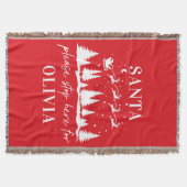 Weihnachten bitte hier anhalten decke (Vorderseite)