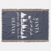 Weihnachten bitte hier anhalten Weihnachten Tradit Decke (Vorderseite)