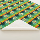 Weihnachten Blanket Geschenk Pixel Kunst mit Palm  Sherpadecke (3/4)