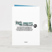 Weihnachten - Blaue Schneeflocke - Chow Chow - Cin (Rückseite)