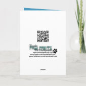 Weihnachten - blaue Schneeflocken - Bernese (Rückseite)