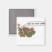 Weihnachten bleibe in Ihren Weihnachtsaufenthalten Magnet (Vorderseite/Rückseite)