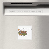 Weihnachten bleibe in Ihren Weihnachtsaufenthalten Magnet (In Situ (Geschirrspüler))