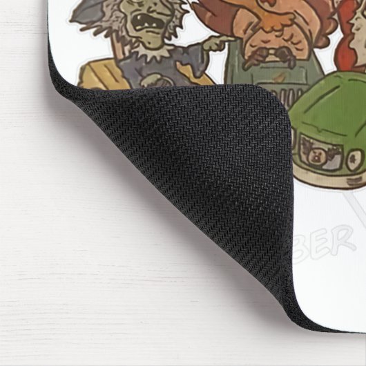 Weihnachten bleibe in Ihren Weihnachtsaufenthalten Mousepad (Ecke)