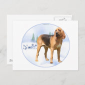 Weihnachten Bloodhound (Vorne/Hinten)