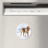 Weihnachten Bloodhound Magnet (In Situ (Geschirrspüler))
