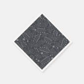 Weihnachten Blühe Weihnachten Art Holly Leaf Print Serviette (Ecke)