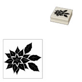 Weihnachten Blume Briefmarke Gummistempel (Stempel)