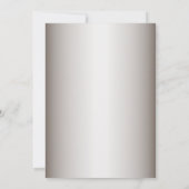 Weihnachten Blume Golden Bell Party Einladung (Rückseite)