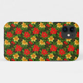 Weihnachten Blume Nahtloses Muster-69956 Case-Mate iPhone Hülle (Rückseite (Horizontal))