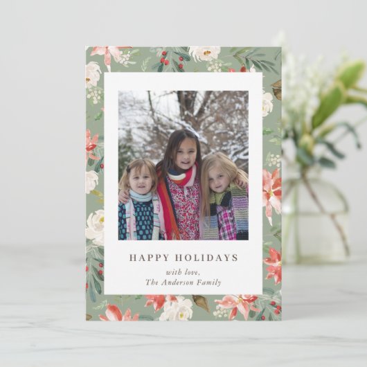 Weihnachten Blumenfreuden Familienfeiertag Foto Sa (Stehend Vorderseite)