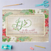 Weihnachten Blumenkohl Rustikale Freude an Welttyp Seidenpapier (Basteln)