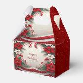 Weihnachten Blumenstrauß Canes Holiday Geschenkbox Geschenkschachtel (Vorderseite)