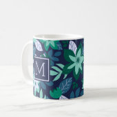 Weihnachten Blumenstrauß Kaffeetasse (Vorderseite Links)