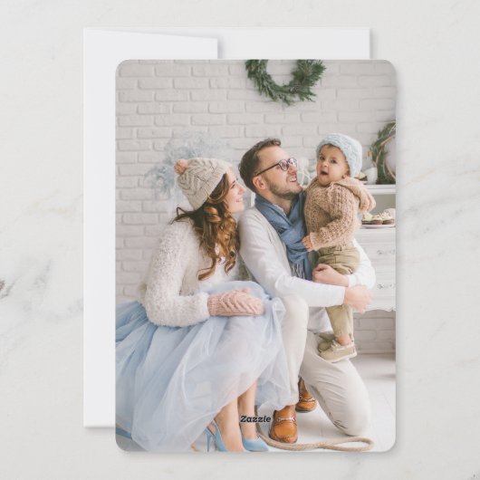 Weihnachten Blumenwald Fox Folk Art Green (Rückseite)