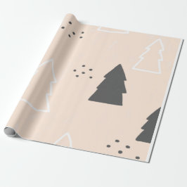 Weihnachten Boho Modernes Vintages Wrackpapier Geschenkpapier