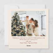 Weihnachten Boho Red Bow Ribbon 2 Foto (Rückseite)