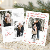 Weihnachten Boho Red Bow Ribbon 3 Foto