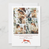 Weihnachten Boho Red Bow Ribbon 5 Foto (Rückseite)