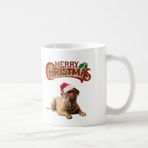 Weihnachten Bordeauxdog Kaffeetasse