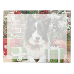 Weihnachten - Border Collie - Jessup Notizblock