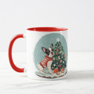 Weihnachten Boston Terrier Hund Tasse