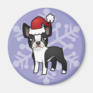 Weihnachten Boston Terrier Magnet