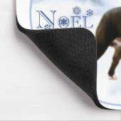 Weihnachten Boston Terrier Mousepad (Ecke)