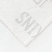 Weihnachten Boston Terrier Pup mit Hundenname Fleecedecke (Ecke)