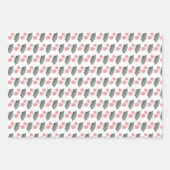 Weihnachten Botanisch Geschenkpapier Set (Vorderseite 3)
