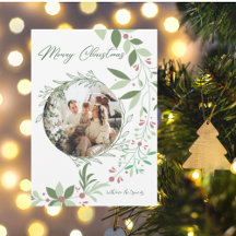 Weihnachten Botanische Grünpflanzen Foto Navy