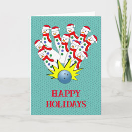 Weihnachten Bowling Snowmen... Streit! Weihnachtsk