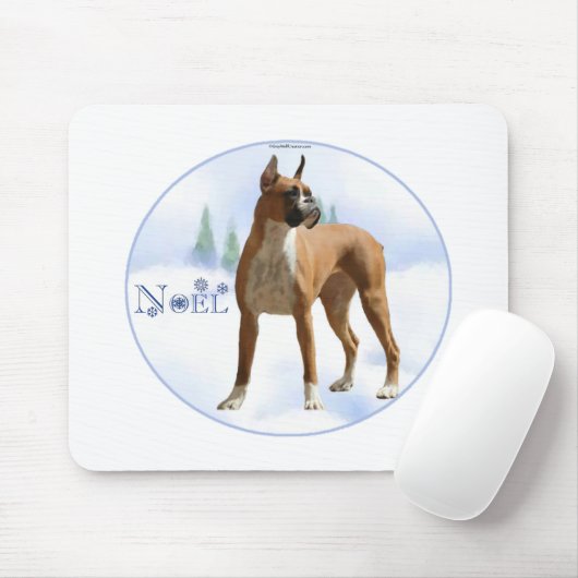 Weihnachten Boxer Mousepad (Mit Mouse)