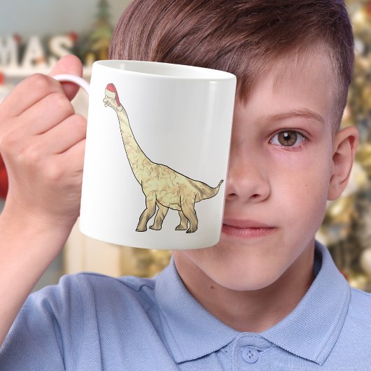 Weihnachten Brachiosaurus Festliches Dinosaurier E Kaffeetasse