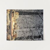 Weihnachten brennen wandteppich (Vorderseite (Horizontal))