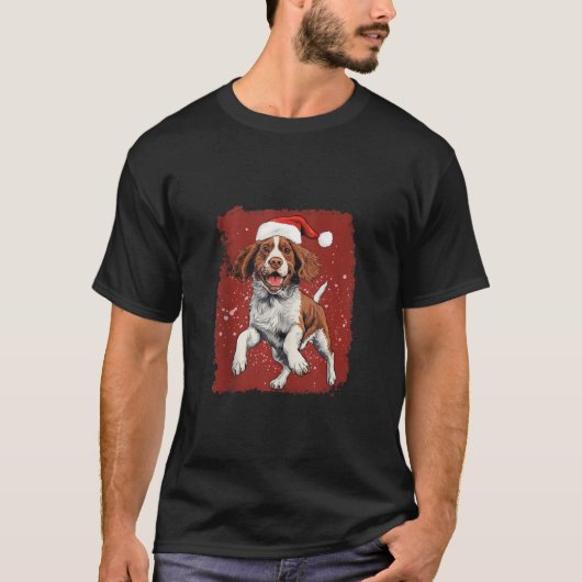 Weihnachten Bretagne Dog Tank Top (Vorderseite)