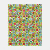 Weihnachten Briefmarke Weihnachten Fleecedecke (Vorderseite)