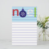 Weihnachten Briefpapier (Stehend Vorderseite)