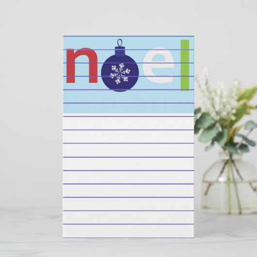 Weihnachten Briefpapier (Stehend Vorderseite)