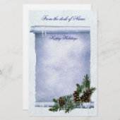 Weihnachten Briefpapier (Vorne/Hinten)