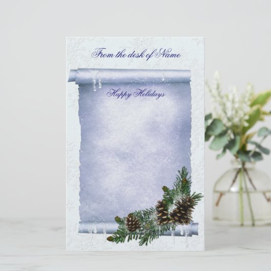 Weihnachten Briefpapier (Stehend Vorderseite)