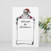 Weihnachten Briefpapier (Stehend Vorderseite)