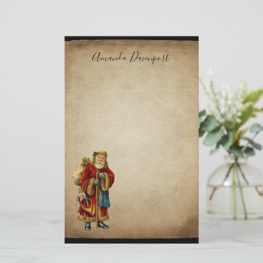 Weihnachten Briefpapier (Stehend Vorderseite)