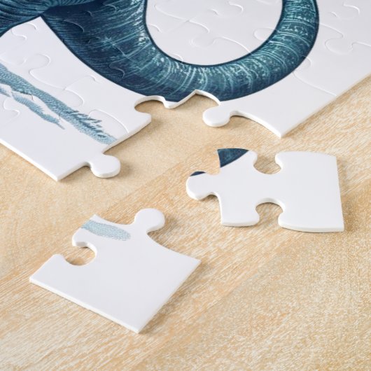 Weihnachten Brontosaurus dinosaurier Puzzle (Seite)