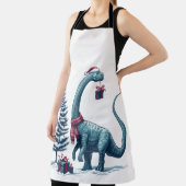 Weihnachten Brontosaurus dinosaurier Schürze (InSitu)