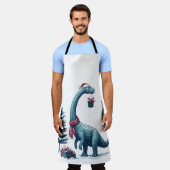 Weihnachten Brontosaurus dinosaurier Schürze (Getragen)