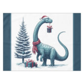 Weihnachten Brontosaurus dinosaurier Tischdecke (Vorderseite (Horizontal))