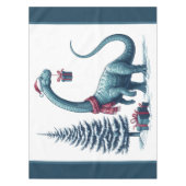 Weihnachten Brontosaurus dinosaurier Tischdecke (Vorderseite)