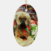 Weihnachten - Brüssel Griffon - Oliver Keramik Ornament (Rechts)