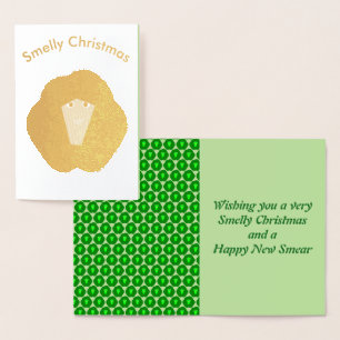 Weihnachten Brüssel Sprout Foil Card Folienkarte